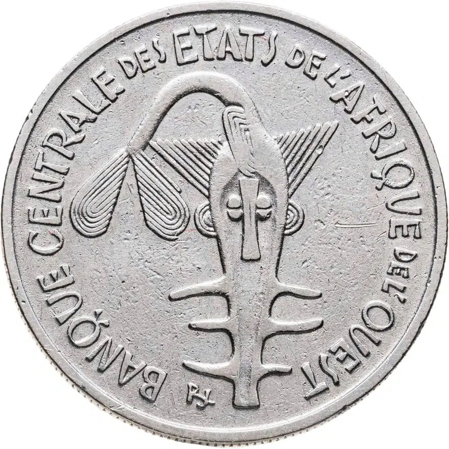 Западная Африка (BCEAO) 100 франков (francs) 1976, реверс