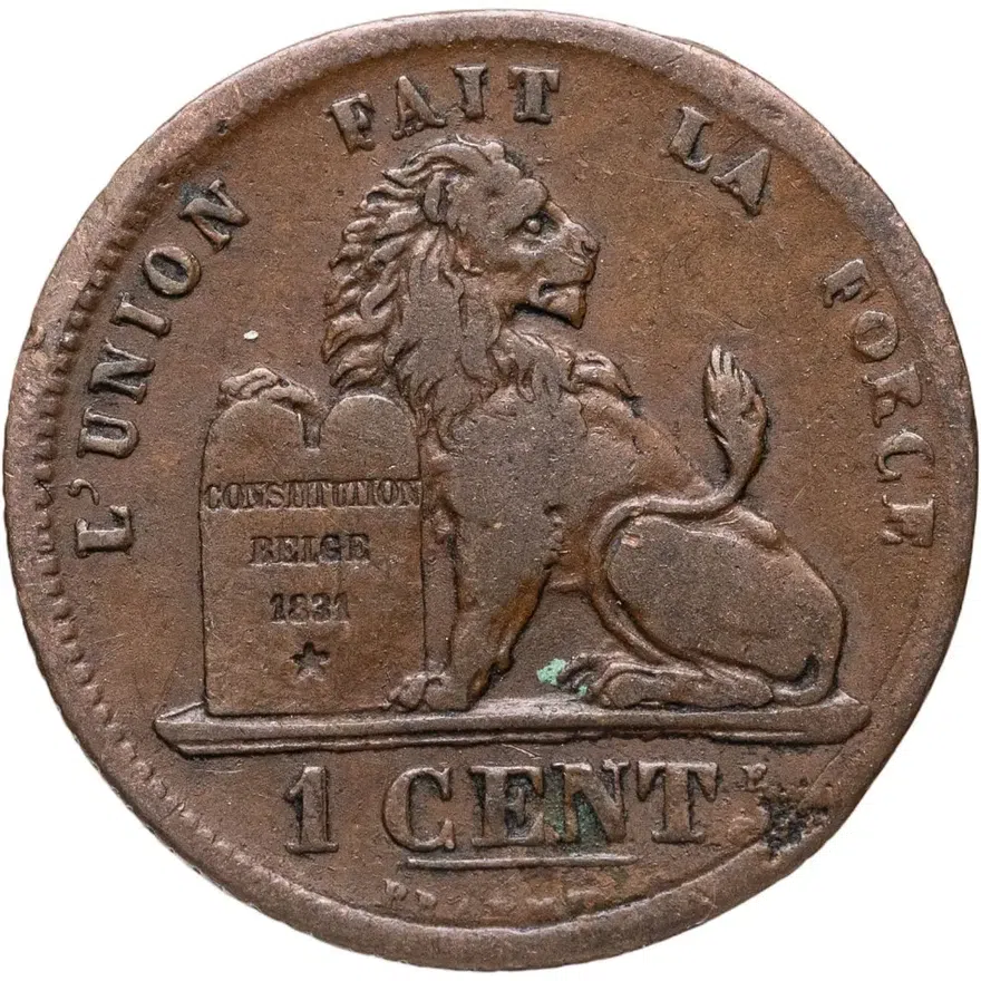 Бельгия 1 сантим (centime) 1835, реверс
