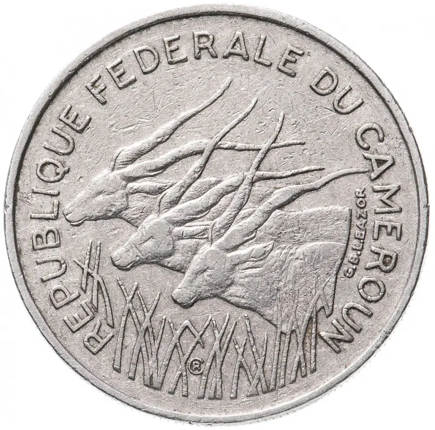 Камерун 100 франков (francs) 1971