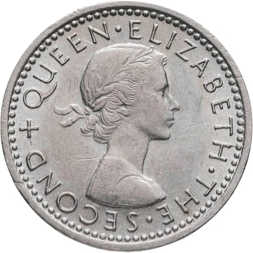 Новая Зеландия 3 пенса (pence) 1958, реверс