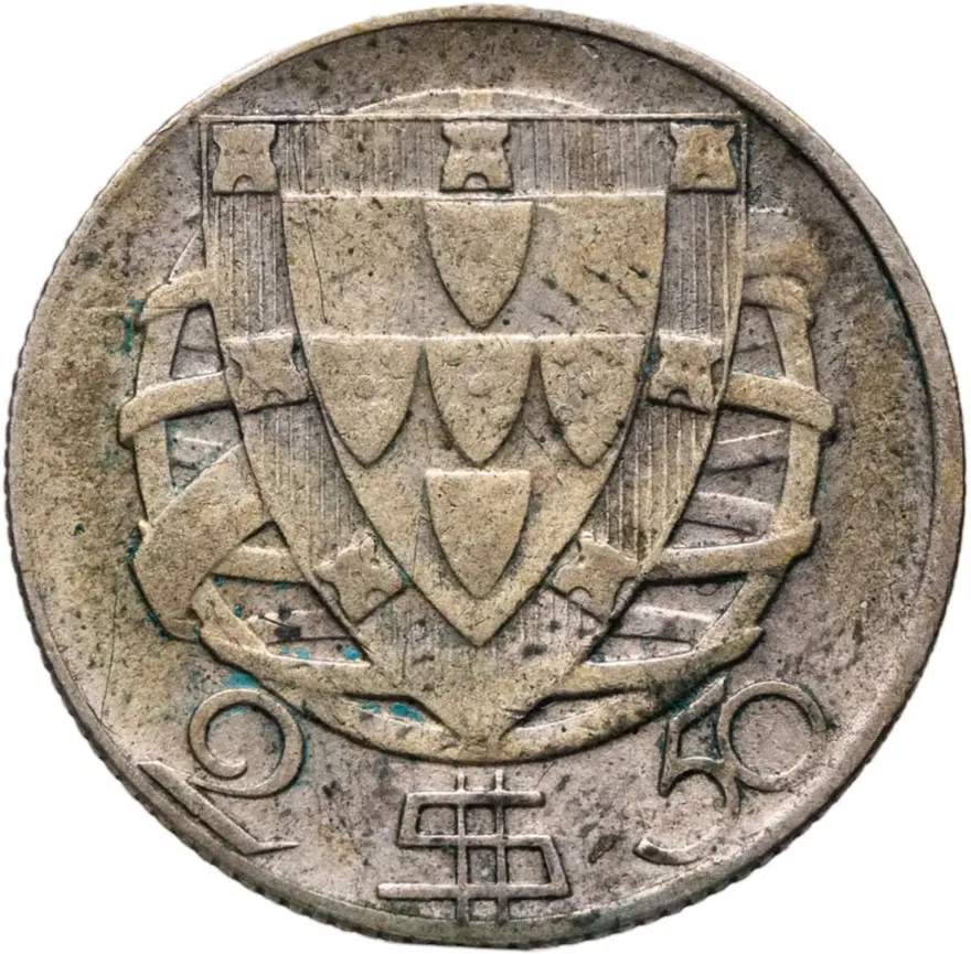 Португалия 2,5 эскудо (escudos) 1946