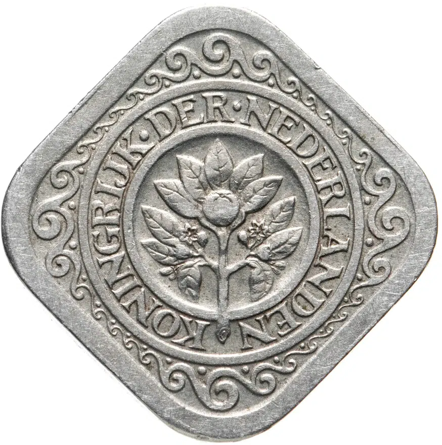 Нидерланды 5 центов (cents) 1923, реверс
