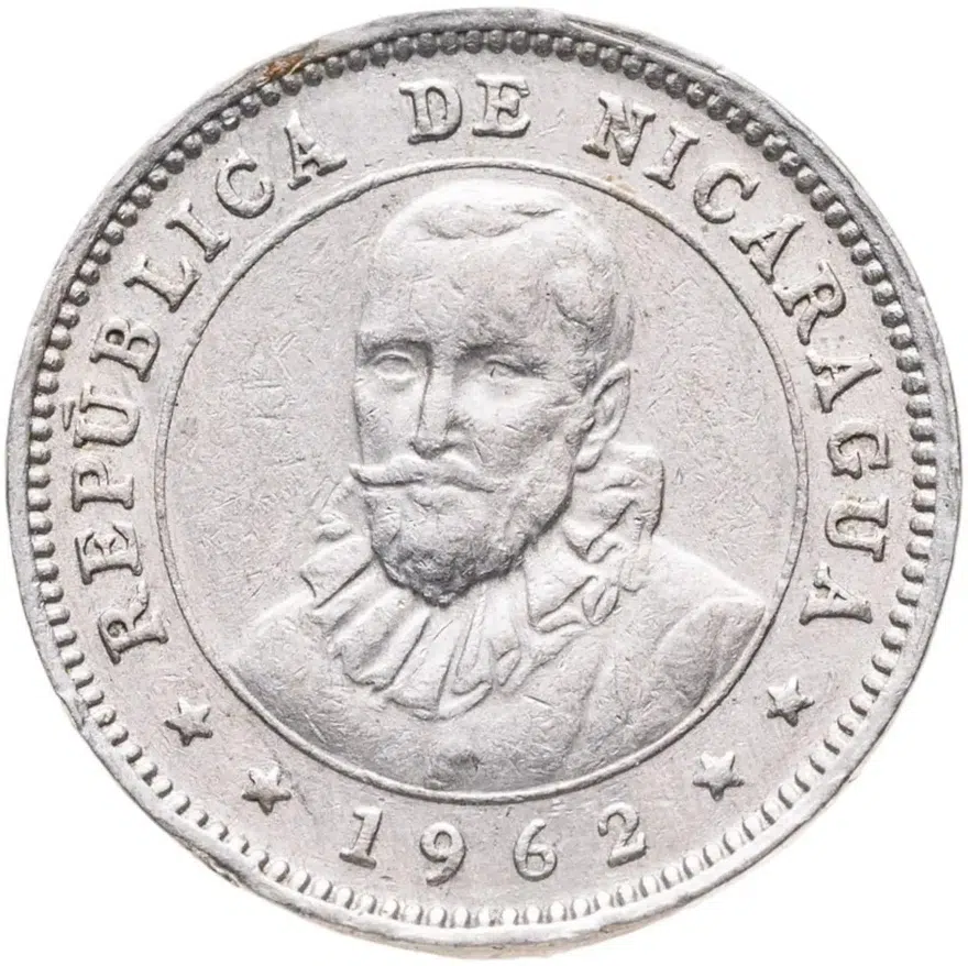 Никарагуа 5 сентаво (centavos) 1962