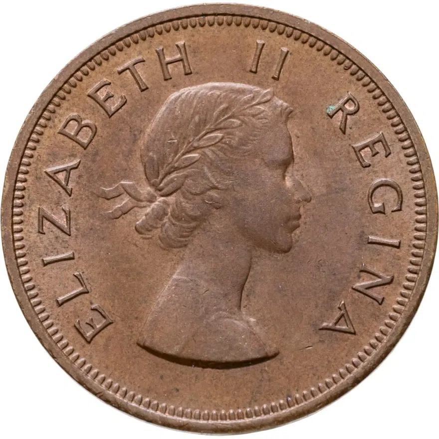 ЮАР 1 пенни (penny) 1959, аверс