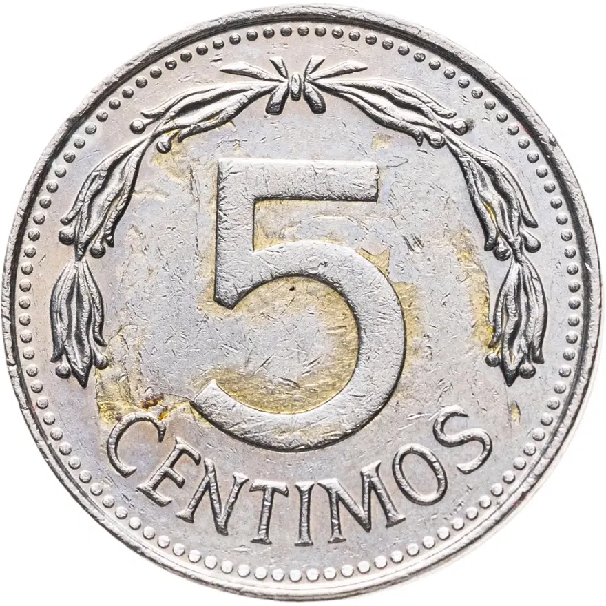 Венесуэла 5 сентимо (centimos) 1986