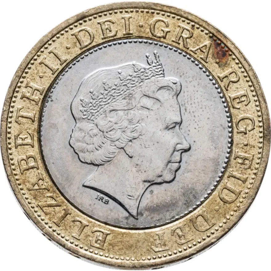 Великобритания 2 фунта (pounds) 2007  Трехсотлетие "Акта Объединения" Англии и Шотландии, реверс