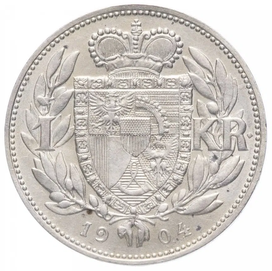 Лихтенштейн 1 крона (krone) 1904