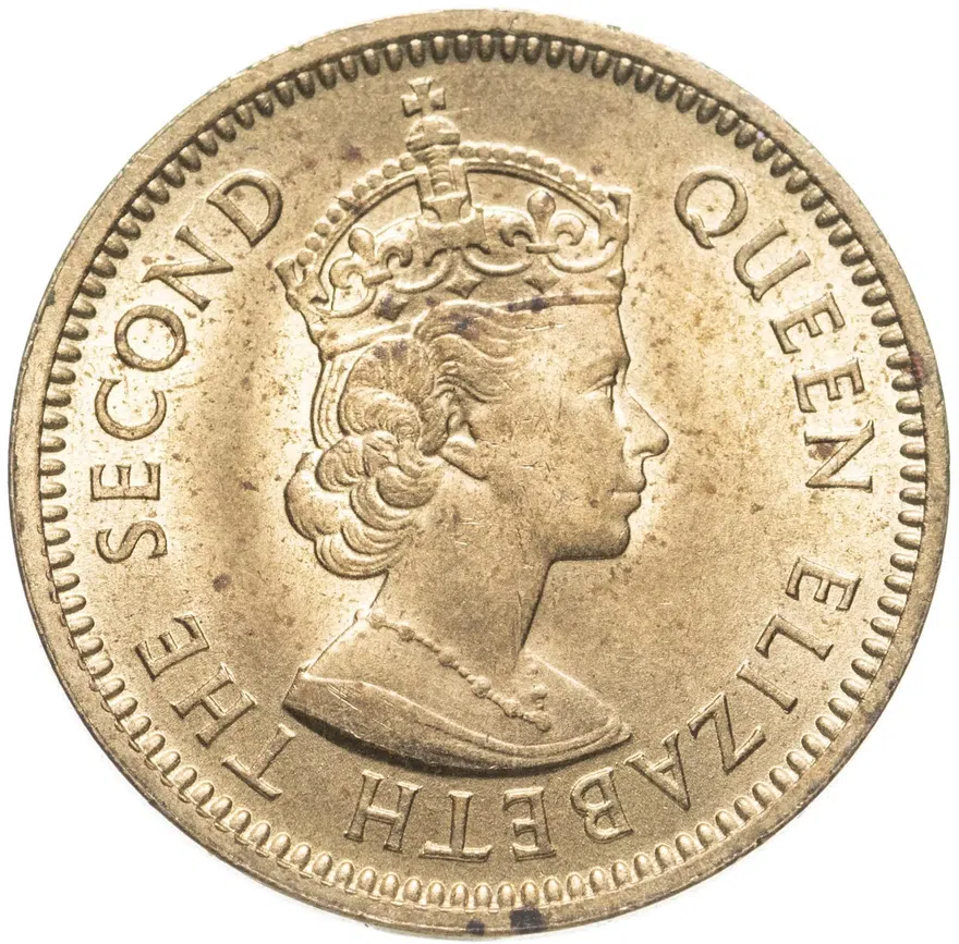 Британский Гондурас 5 центов (cents) 1965, реверс
