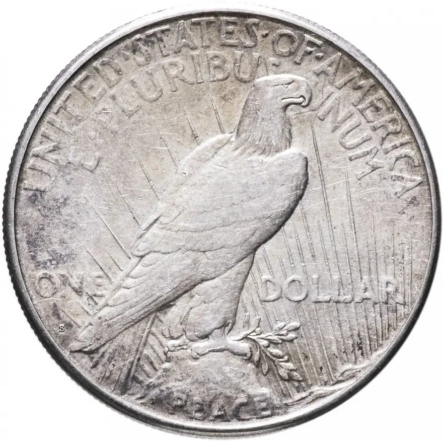 США 1 доллар 1922 S, реверс