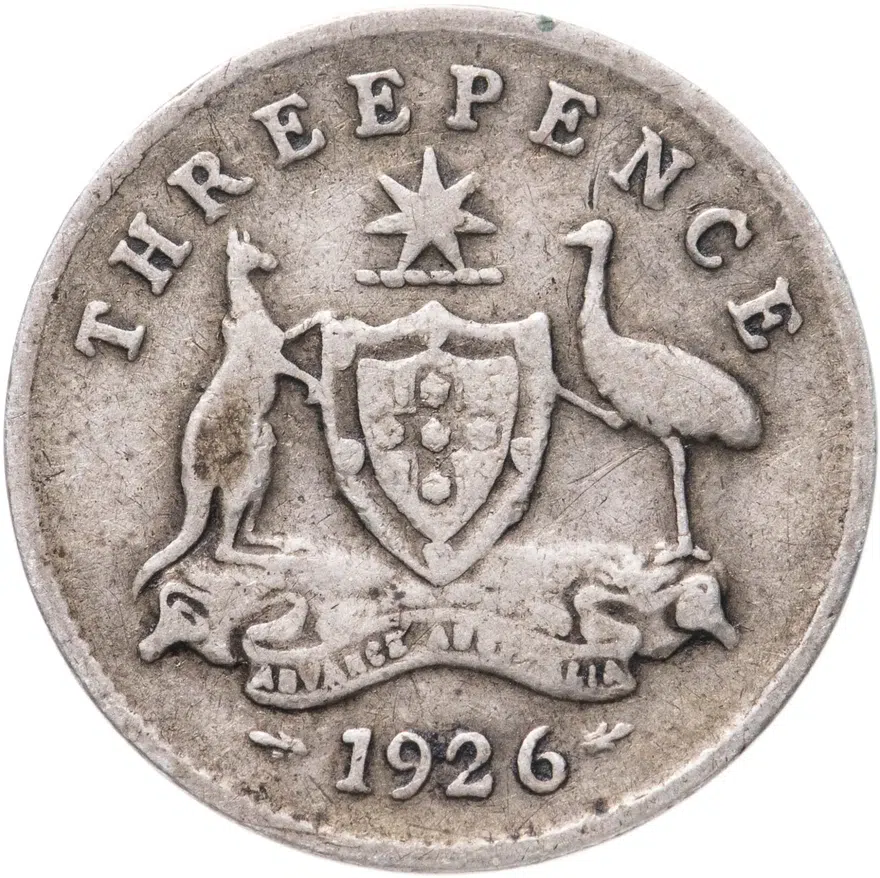 Австралия 3 пенса (pence) 1926, реверс
