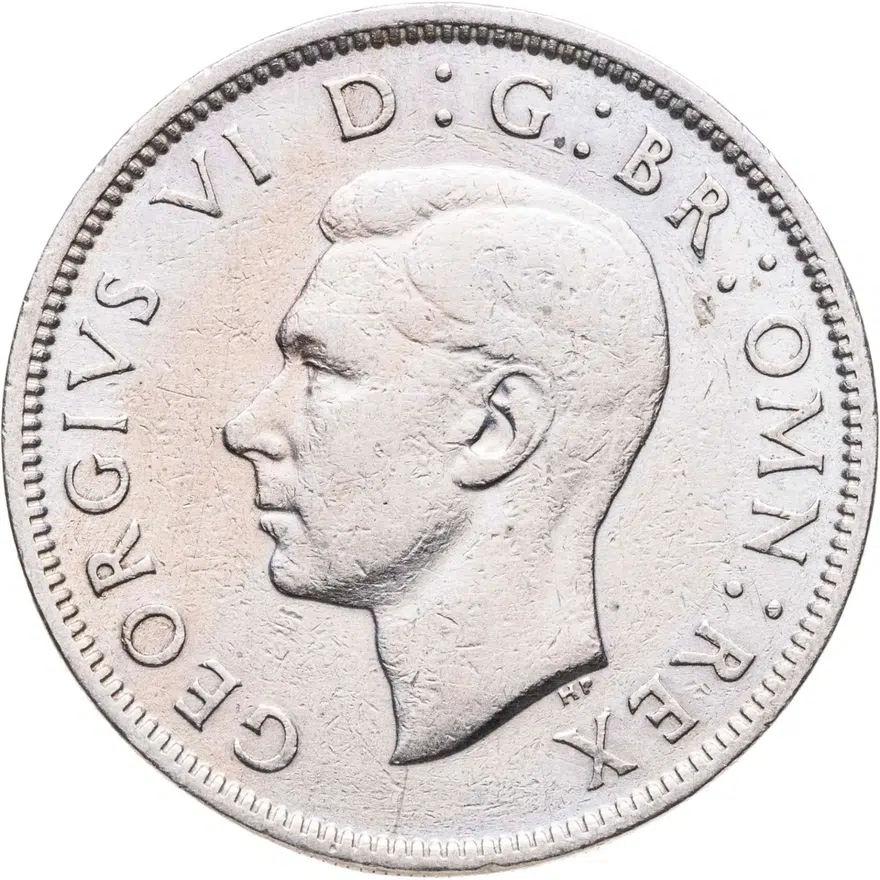 Великобритания 2 шиллинга (флорин, shillings) 1949, реверс