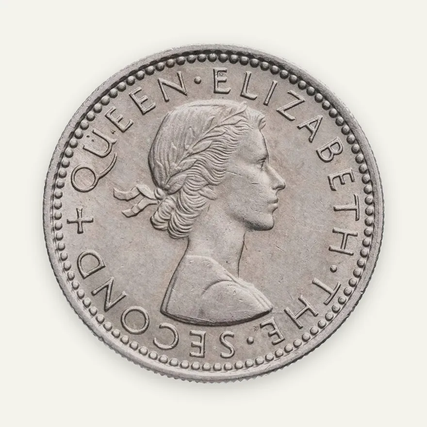 Новая Зеландия 6 пенсов (pence) 1962, реверс