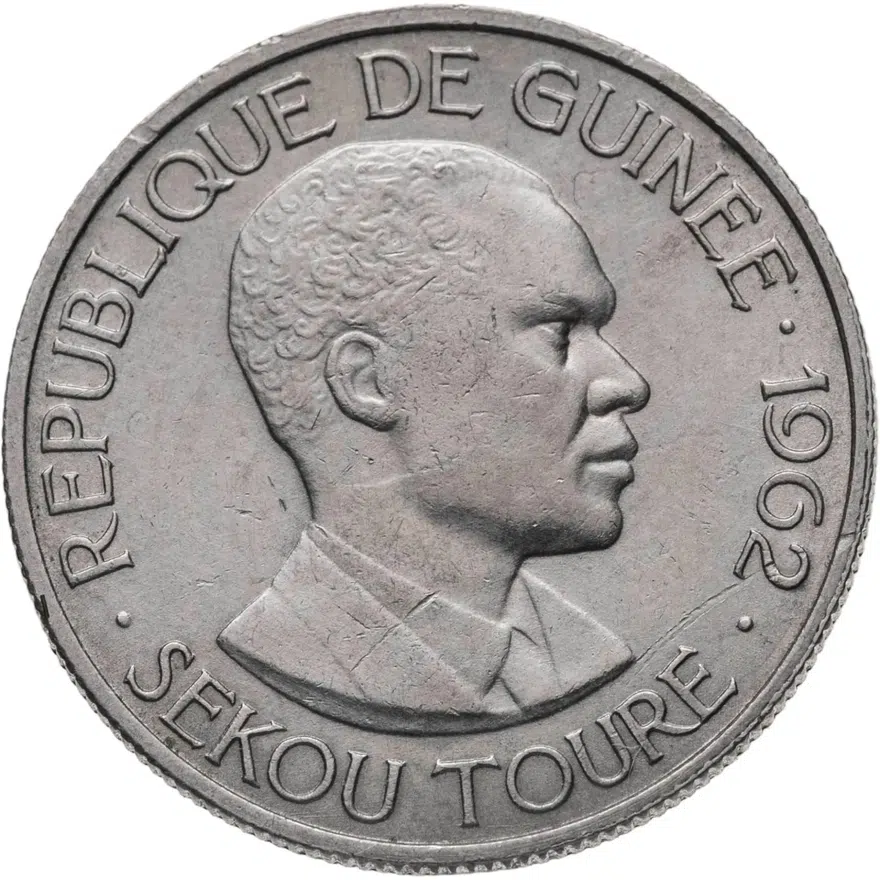 Гвинея 5 франков (francs) 1962