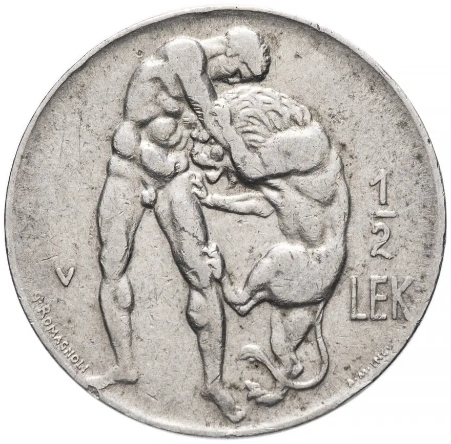 Албания 1/2 лека (lek) 1930