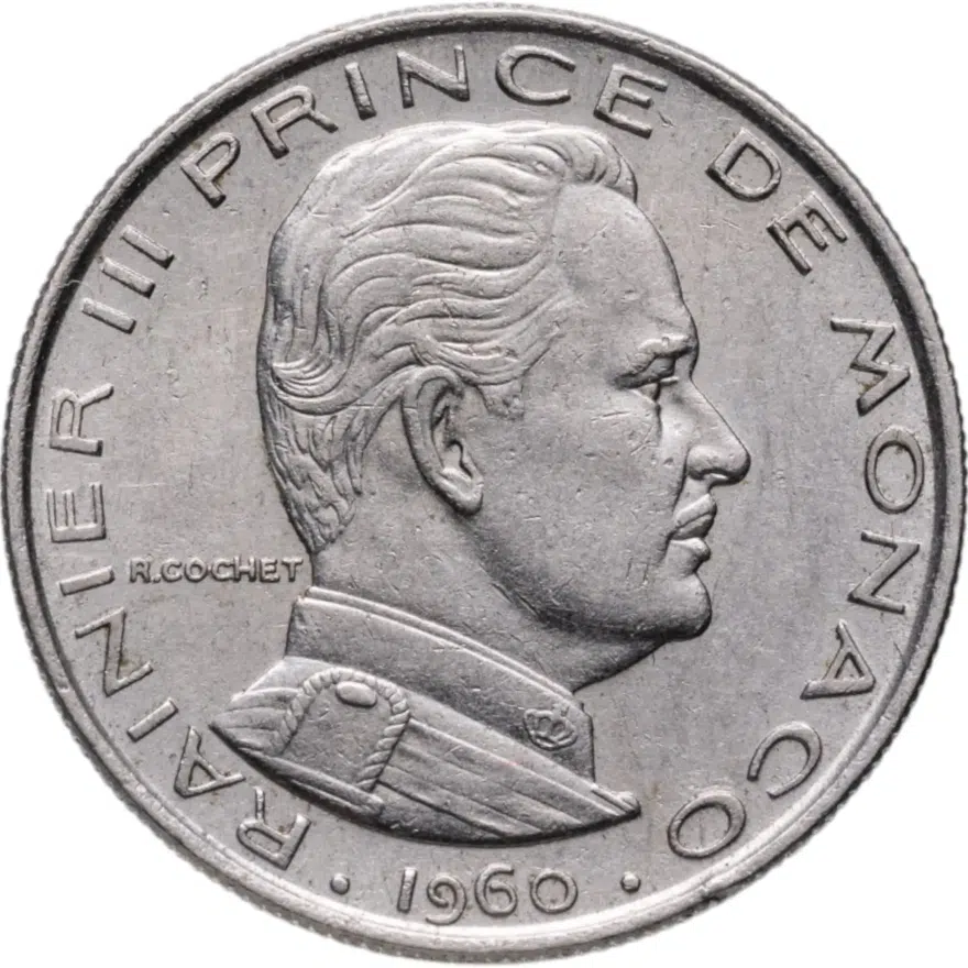 Монако 1 франк (franc) 1960