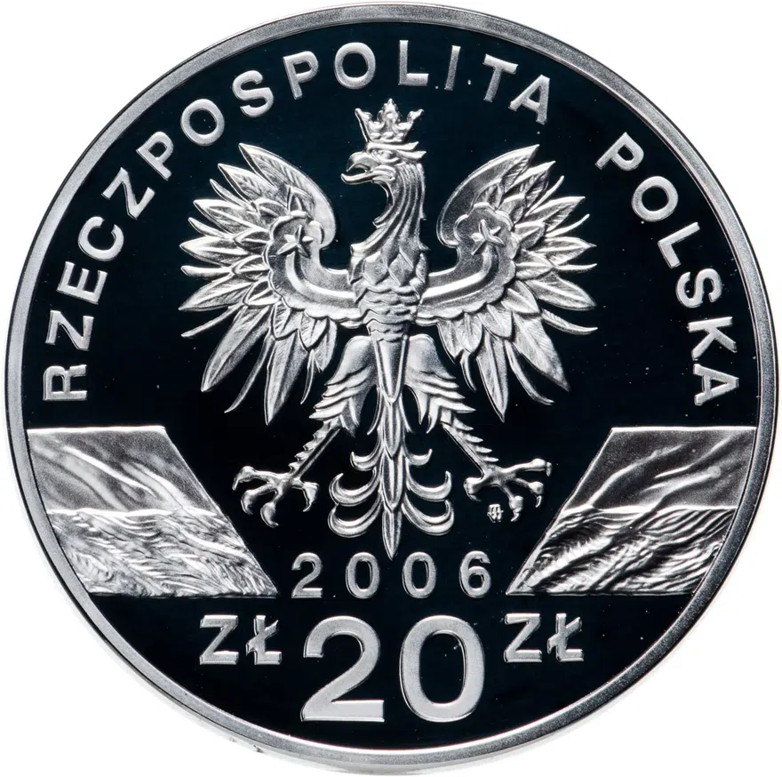 Польша 20 злотых (zlotych) 2006  Всемирная природа - Сурок, реверс