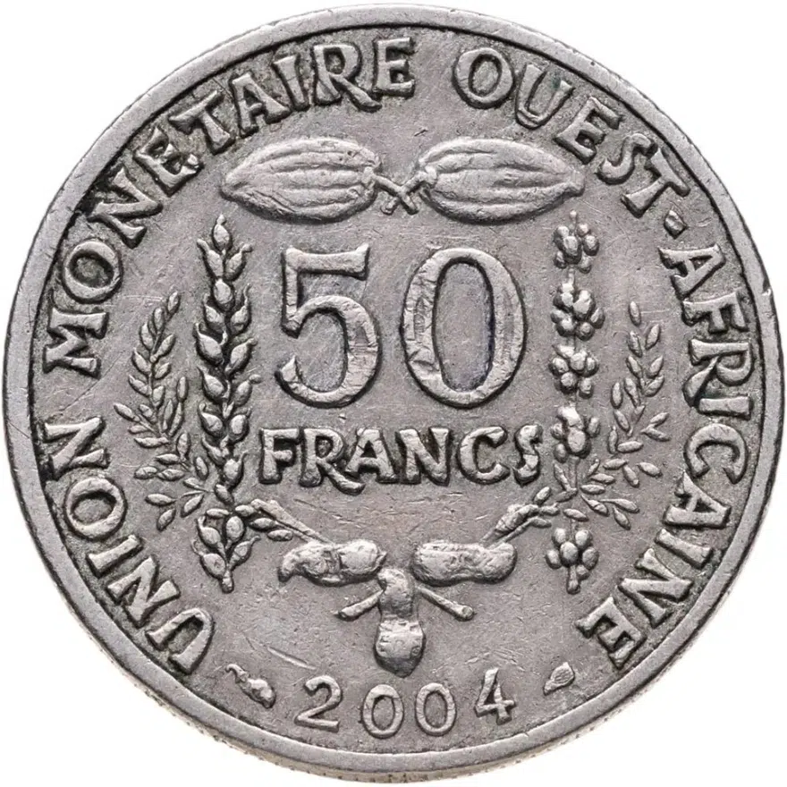 Западная Африка (BCEAO) 50 франков (francs) 2004