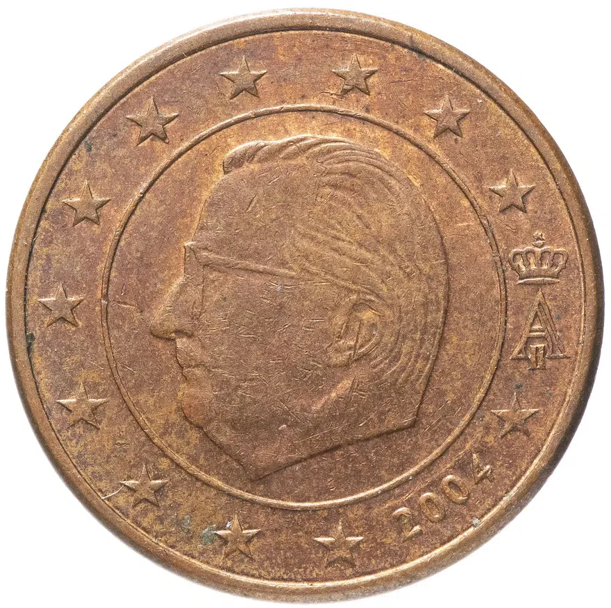 Бельгия 1 цент (cent) 1999-2019, реверс