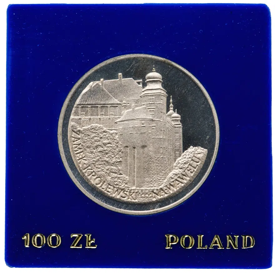 Польша 100 злотых (zlotych) 1977 "Королевский замок на Вавеле", реверс