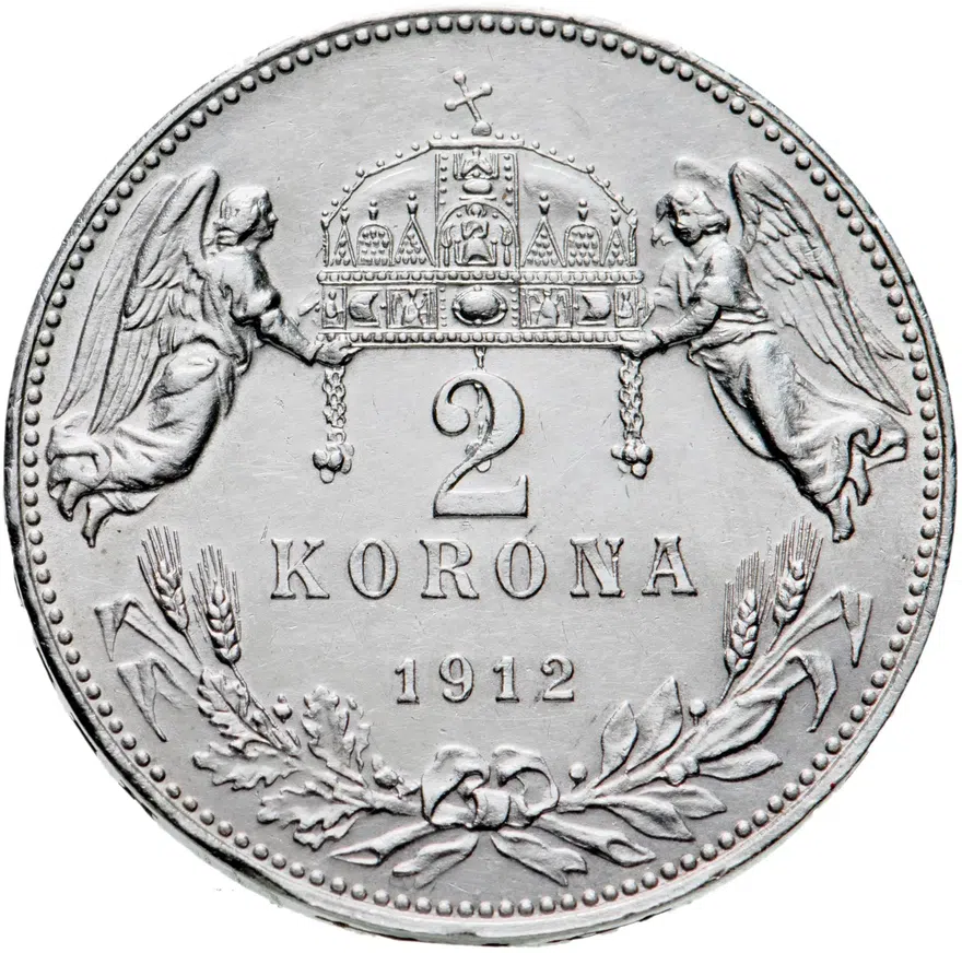 Венгрия 2 кроны (corona) 1912, аверс
