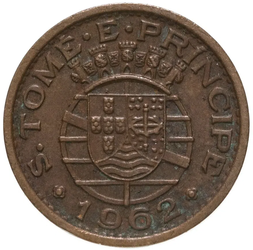 Сан-Томе и Принсипи 20 сентаво (centavos) 1962, реверс