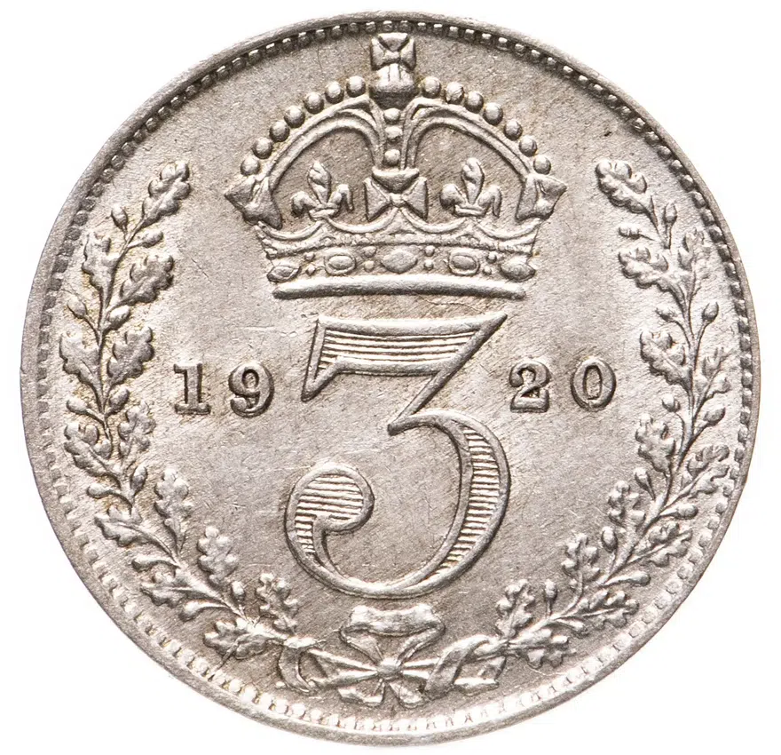 Великобритания 3 пенса (pence) 1920