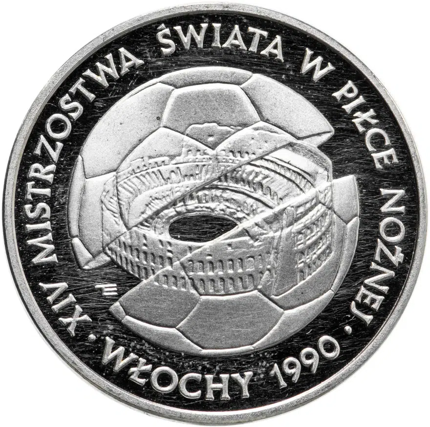 Польша 500 злотых (zlotych) 1988  Чемпионат мира по футболу 1990