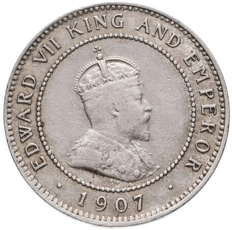 Ямайка 1/2 пенни (half penny) 1907
