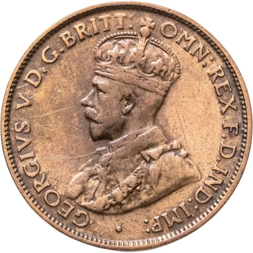 Австралия 1/2 пенни (penny) 1928