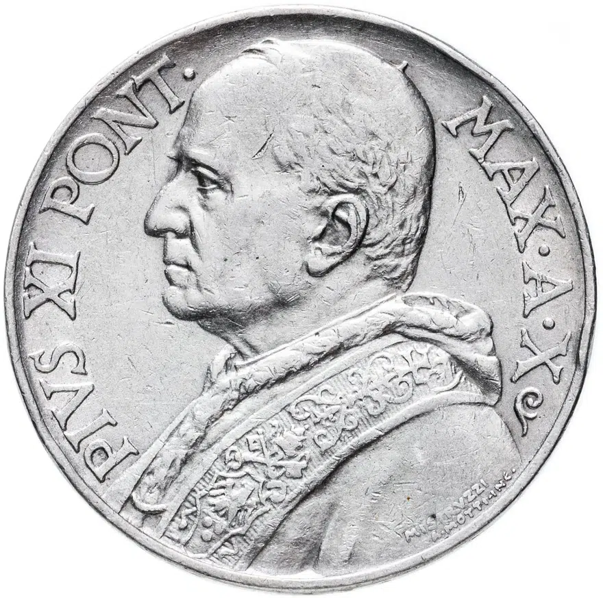 Ватикан 10 лир (lire) 1931