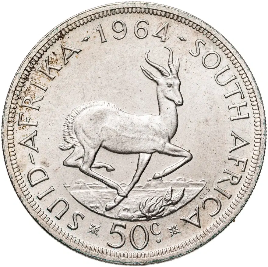 ЮАР 50 центов (cents) 1964