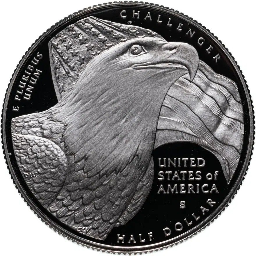 США 50 центов (1/2 доллара, half dollar) 2008 S "Американский белоголовый орлан", аверс