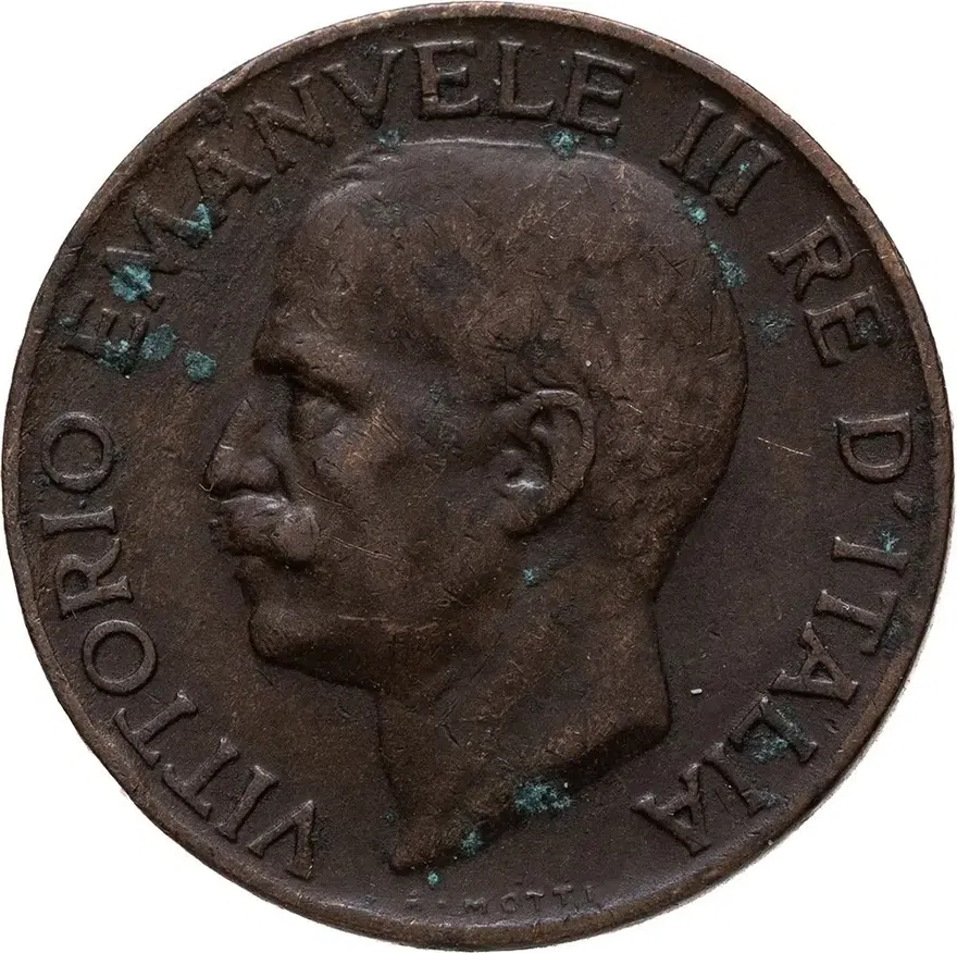 Италия 5 чентезимо (centesimi) 1932, аверс