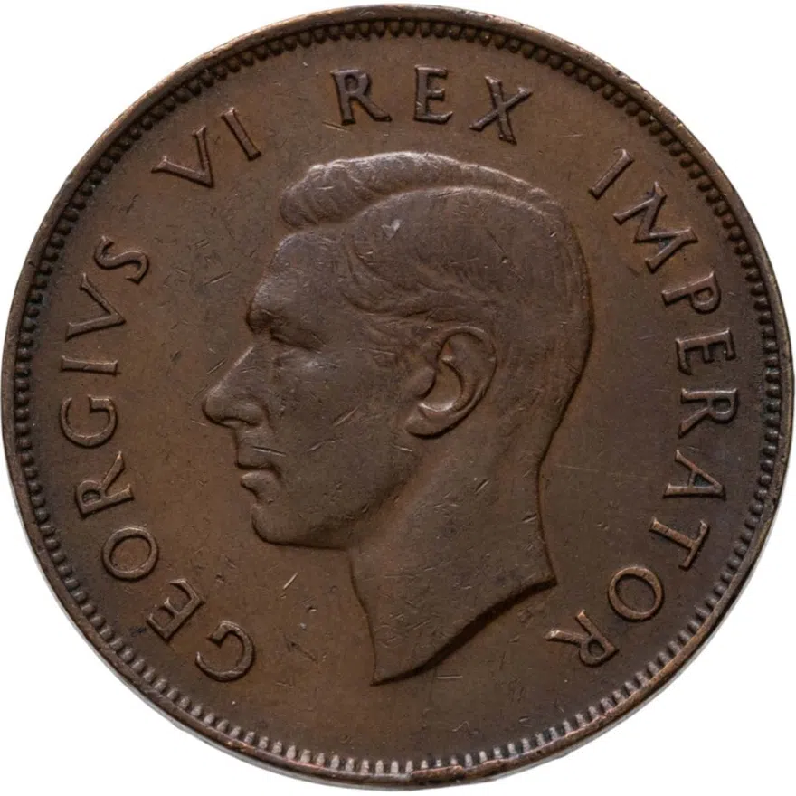 ЮАР 1 пенни (penny) 1946