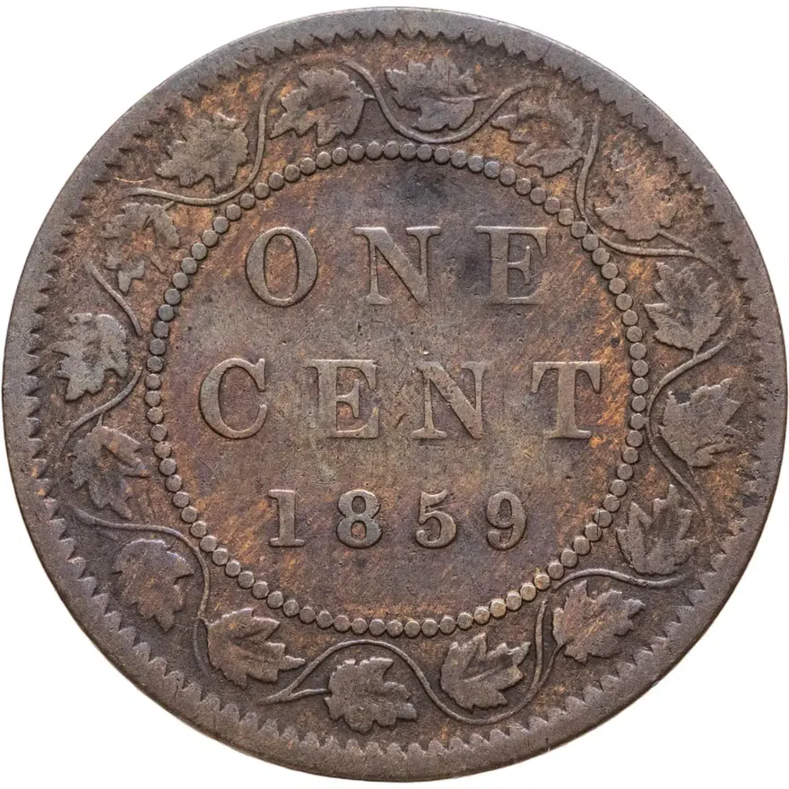 Канада 1 цент (cent) 1859