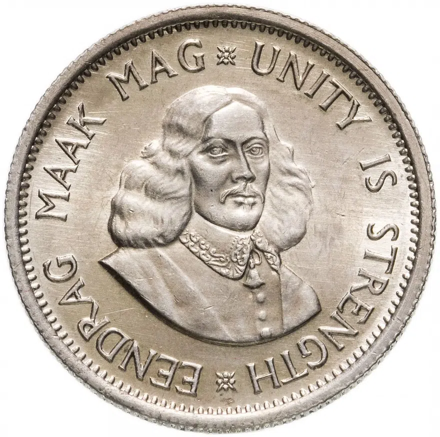 ЮАР 10 центов (cents) 1961, реверс