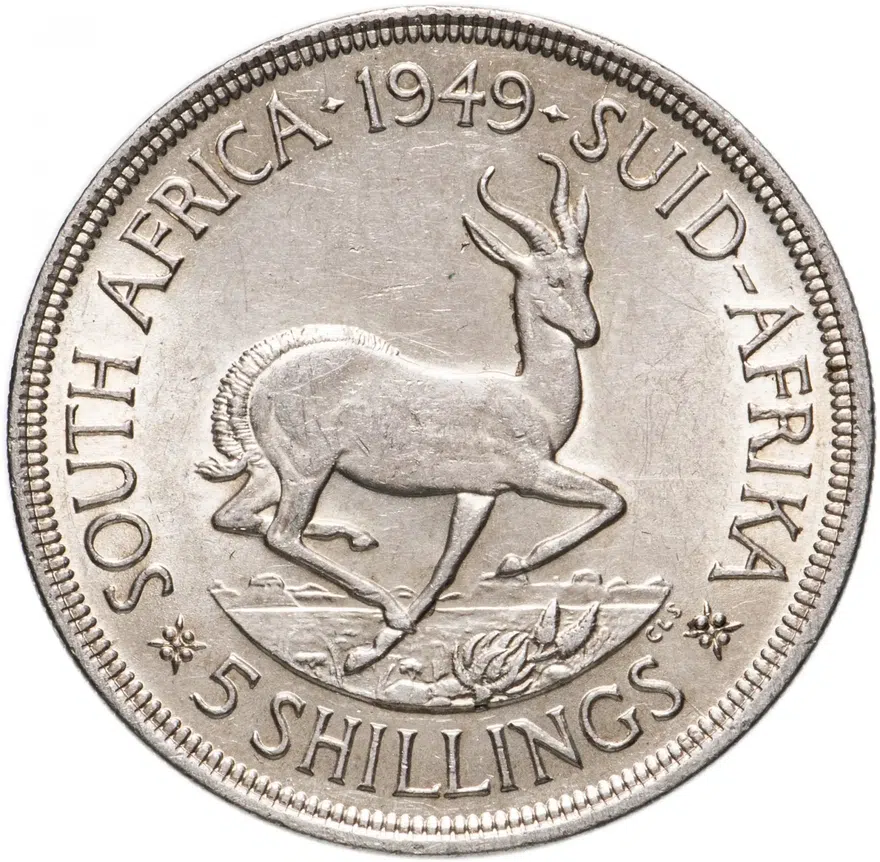 ЮАР 5 шиллингов (shillings) 1949