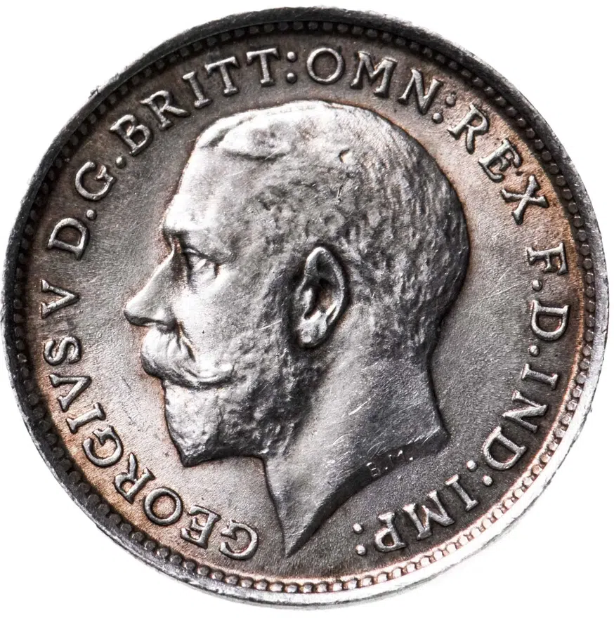 Великобритания 3 пенса (pence) 1911
