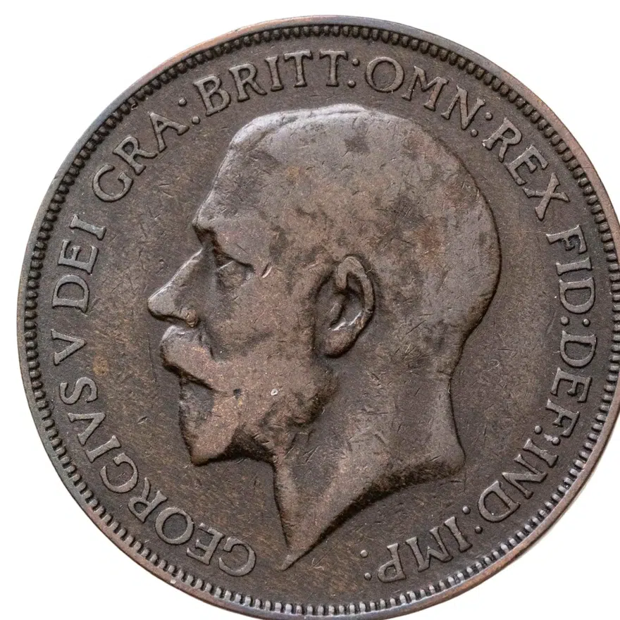 Великобритания 1 пенни (penny) 1926, аверс