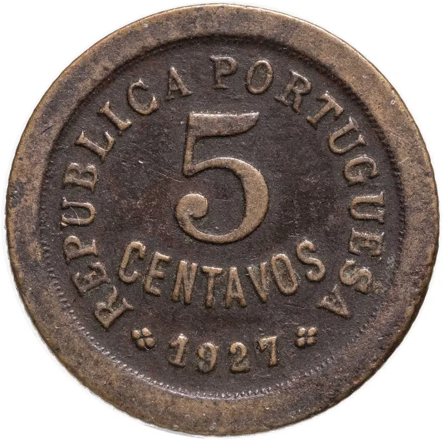 Португалия 5 сентаво (centavos) 1927