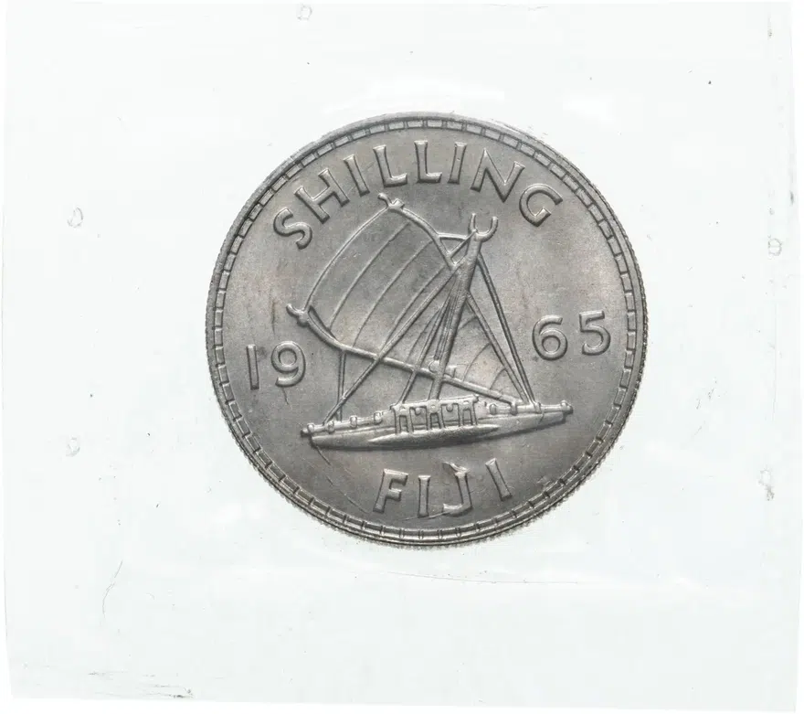 Фиджи 1 шиллинг (shilling) 1965, реверс