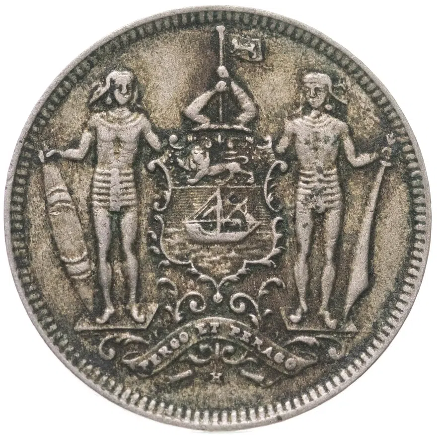 Северное Борнео 2 1/2 цента (cent) 1903, реверс