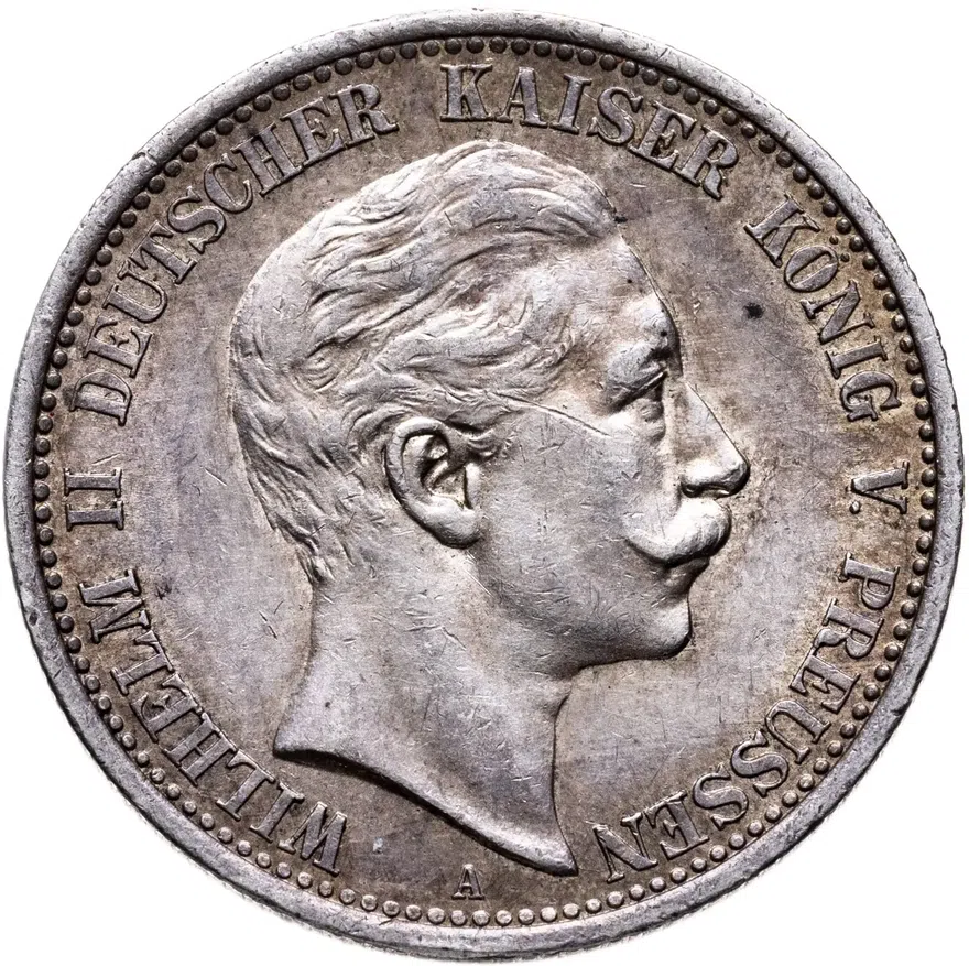 Германия (Империя) 2 марки (mark) 1908 A Пруссия