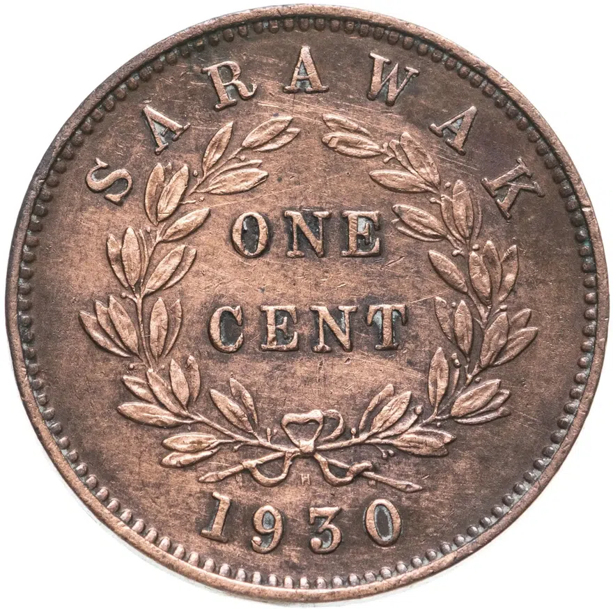 Саравак 1 цент (cent) 1930