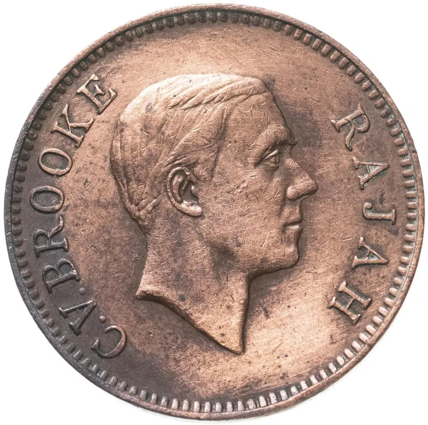 Саравак 1 цент (cent) 1930, реверс