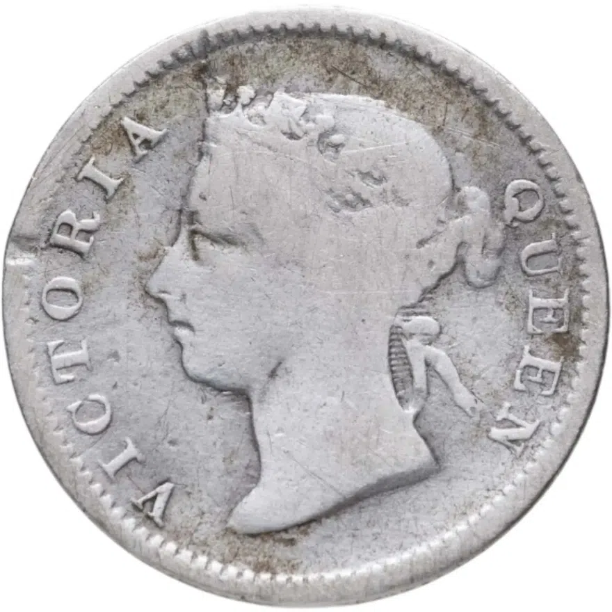 Маврикий 10 центов (cents) 1897, реверс
