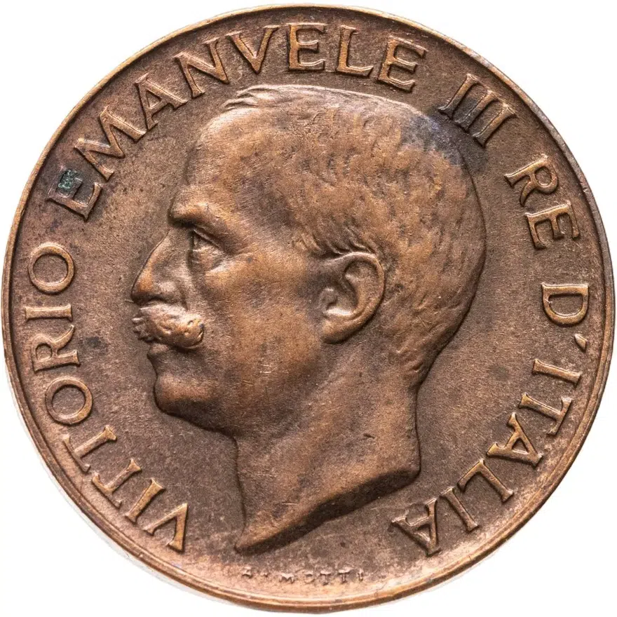Италия 5 чентезимо (centesimi) 1920, реверс