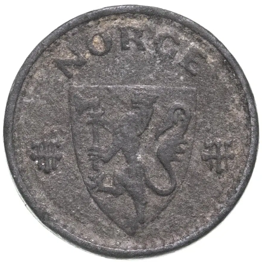 Норвегия 25 эре (ore) 1945