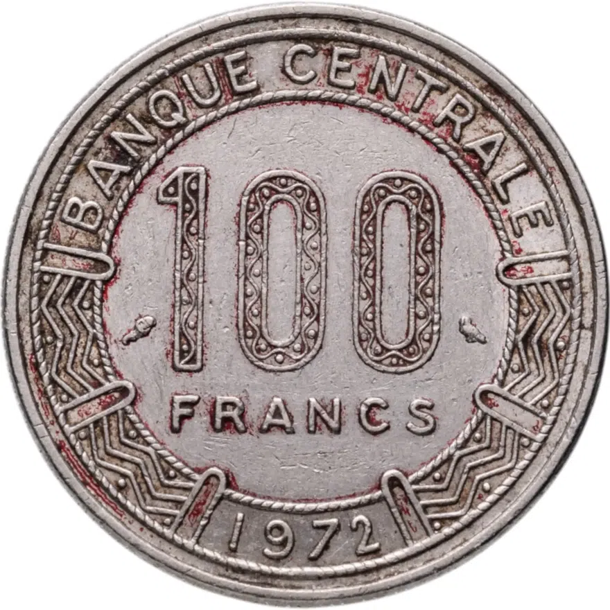 Камерун 100 франков (francs) 1972  CAMEROUN - CAMEROON