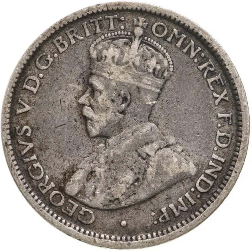 Австралия 6 пенсов (pence) 1920, реверс